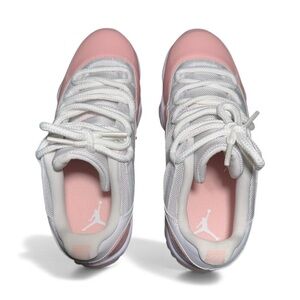 Jordan Women's Athletic Shoes in Pink and White